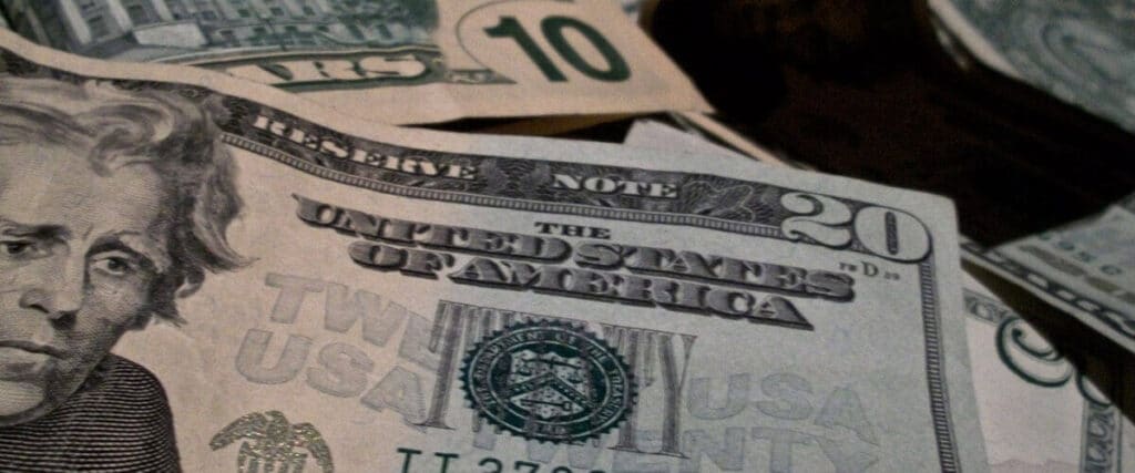 Piles of money 1200x500