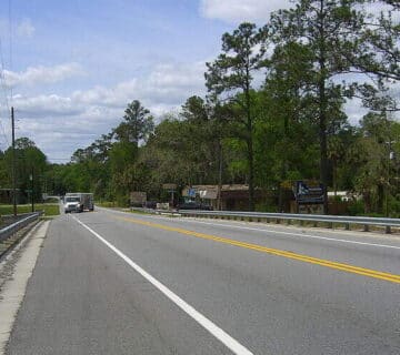 800px US Highway 98 at Newport Florida 800x500