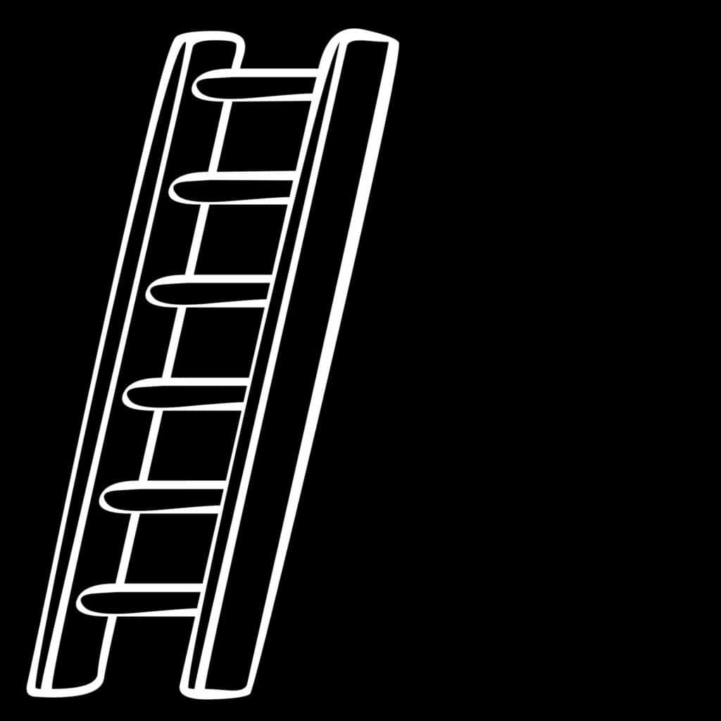 White ladder